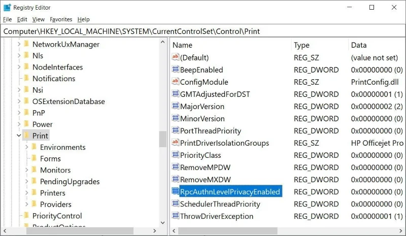 Cómo solucionar el error 0x0000011b al imprimir a través de la red en Windows 10