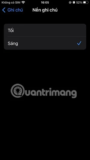 How to change note background color on iPhone