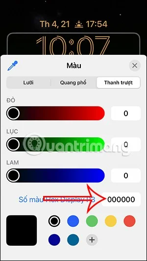 Come cambiare il colore dell'arcobaleno per l'orologio della schermata di blocco dell'iPhone