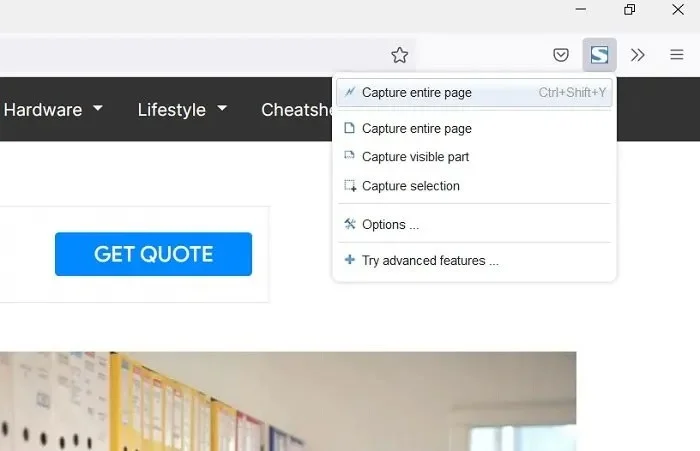 How to Take Scrolling, Long Screenshots in Windows
