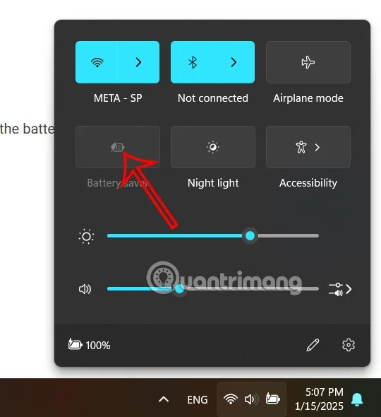 Cómo activar y desactivar el modo de ahorro de batería en una computadora portátil con Windows 11