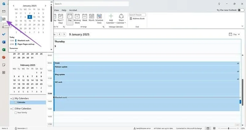 Como agendar um evento no Outlook