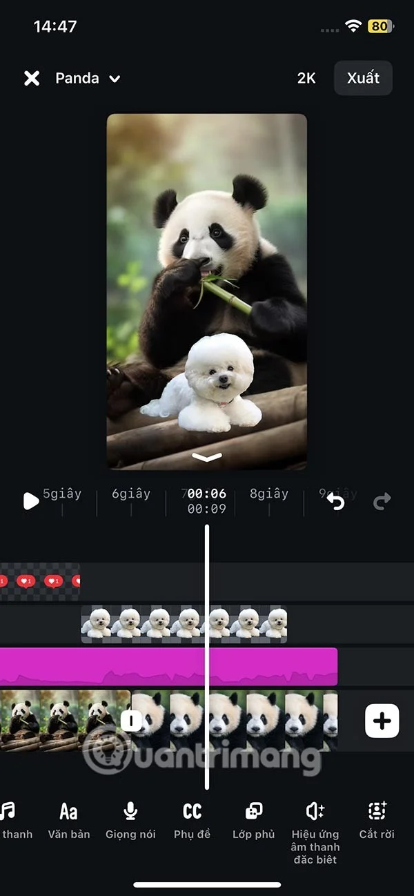 Instructies voor het gebruik van de Edits-app om Instagram-video's te maken