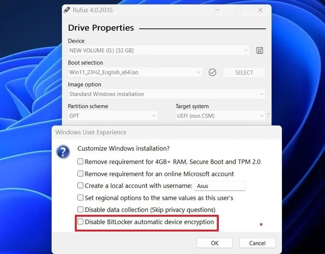 Windows 11 will enable BitLocker drive encryption on every PC