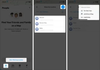 Comment partager sa position dans le partage familial sur iPhone