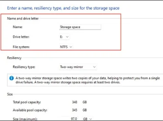 วิธีใช้ Storage Spaces เพื่อปกป้องข้อมูล Windows 11