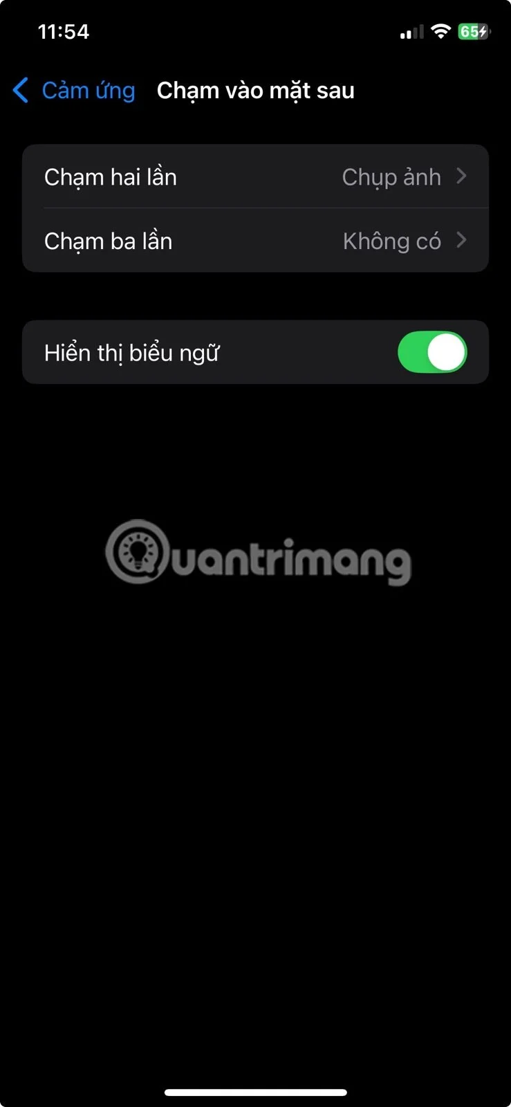 Cómo configurar el gesto de toque trasero en iPhone