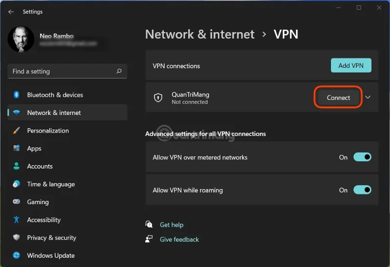Cómo instalar y usar una VPN en Windows 11