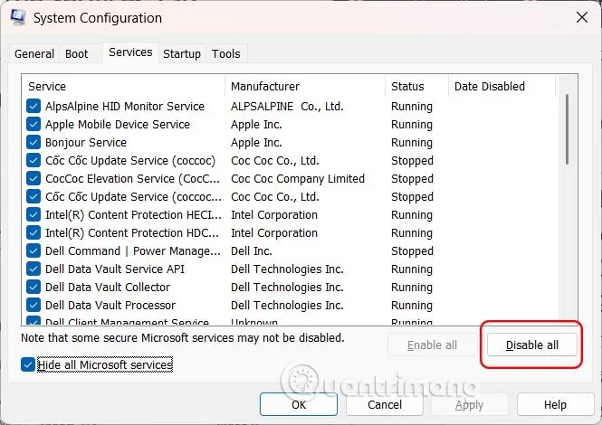 Cómo ejecutar y detener el arranque limpio en Windows 11