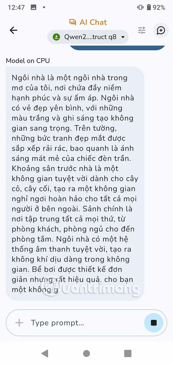 İnternet bağlantısı olmadan AI chatbot'u kullanmaya yönelik ipuçları