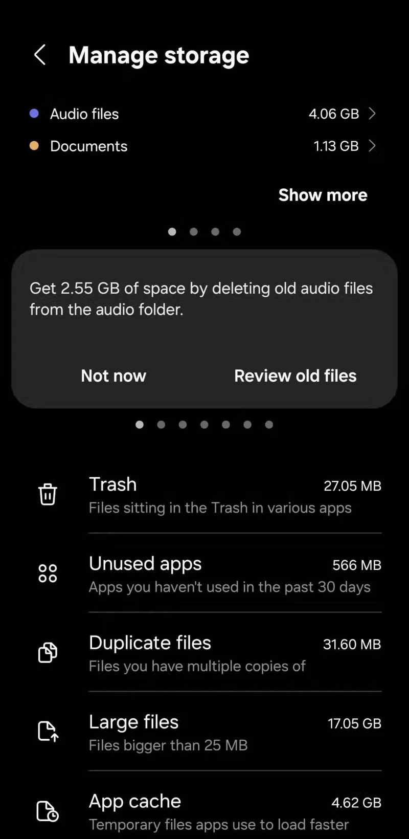 วิธีรับพื้นที่เก็บข้อมูลโทรศัพท์ Samsung 22GB กลับคืนมาโดยไม่ต้องลบข้อมูลสำคัญใดๆ