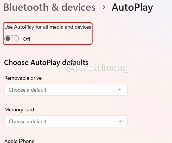 3 formas de habilitar y deshabilitar la reproducción automática de Windows 11