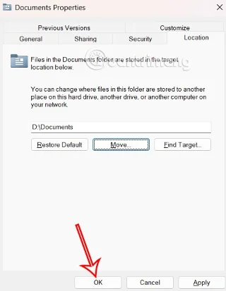 Cómo cambiar la ubicación predeterminada de la carpeta Documentos de Windows 11