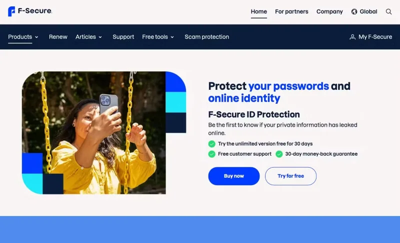 Learn about dark web tracking service F-Secure ID Protection