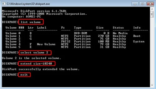 Cómo transferir espacio libre de una partición a otra en Windows 10