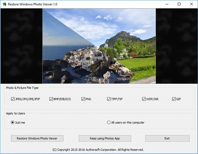 Reinstalează Windows Photo Viewer pe Windows 10 pentru a vizualiza fotografiile mai rapid, Fotografiile sunt prea lent!