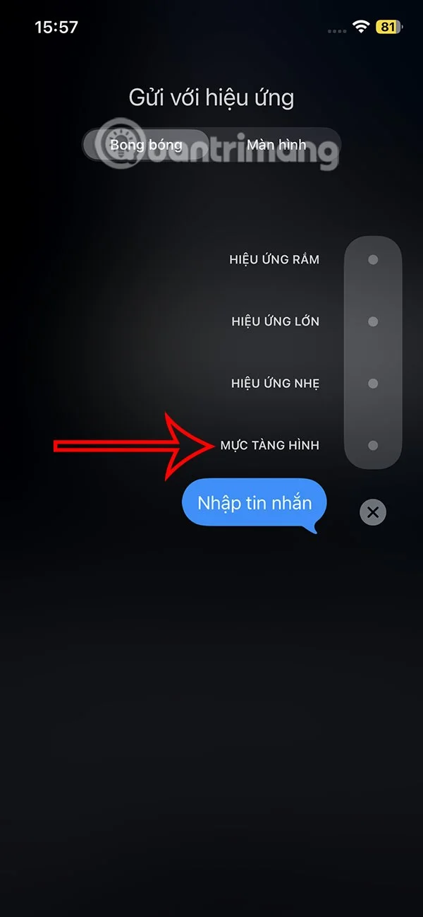 Cómo enviar mensajes invisibles en iPhone