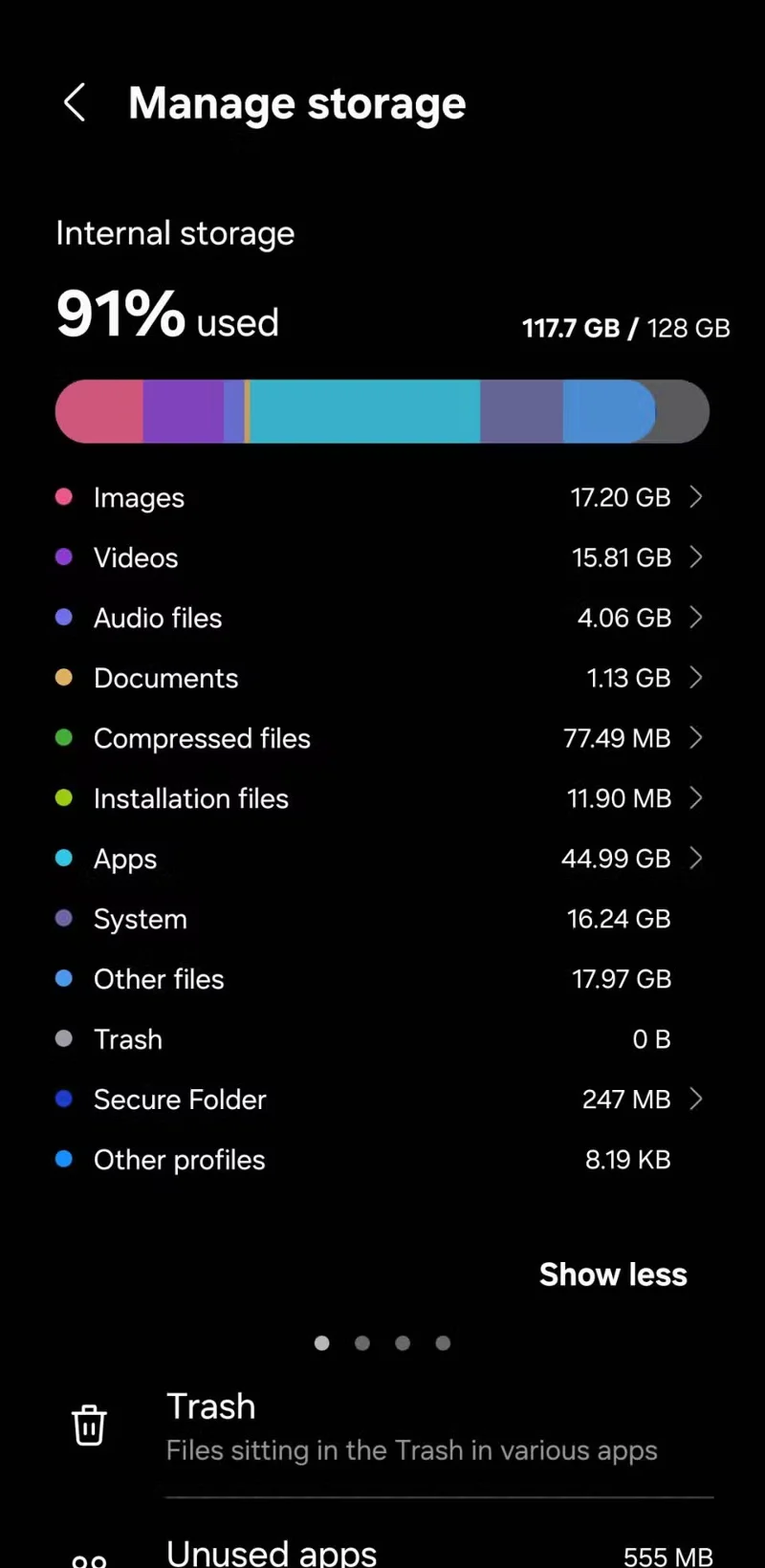 วิธีรับพื้นที่เก็บข้อมูลโทรศัพท์ Samsung 22GB กลับคืนมาโดยไม่ต้องลบข้อมูลสำคัญใดๆ