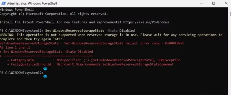 Cómo desactivar el almacenamiento reservado para liberar espacio en Windows