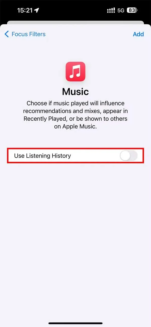 Cómo impedir que alguien cambie tus recomendaciones de Apple Music