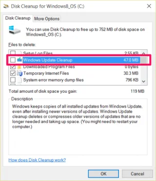 Clean up the WinSxS folder to free up Windows space