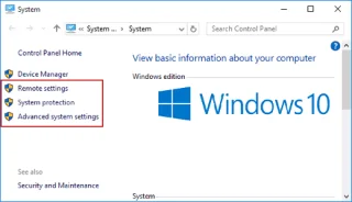 6 formas de abrir las Propiedades del equipo/sistema en Windows 10