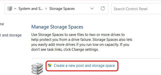 Cómo usar Espacios de almacenamiento para proteger los datos de Windows 11