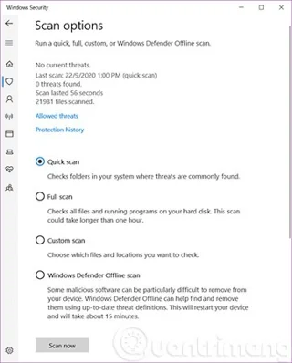 Cómo abrir la Seguridad de Windows en Windows 10