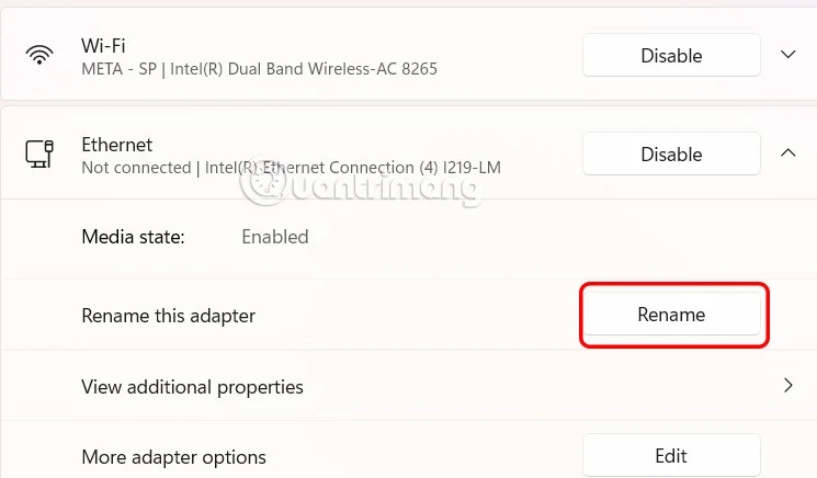 Cómo cambiar el nombre de la red en Windows 11