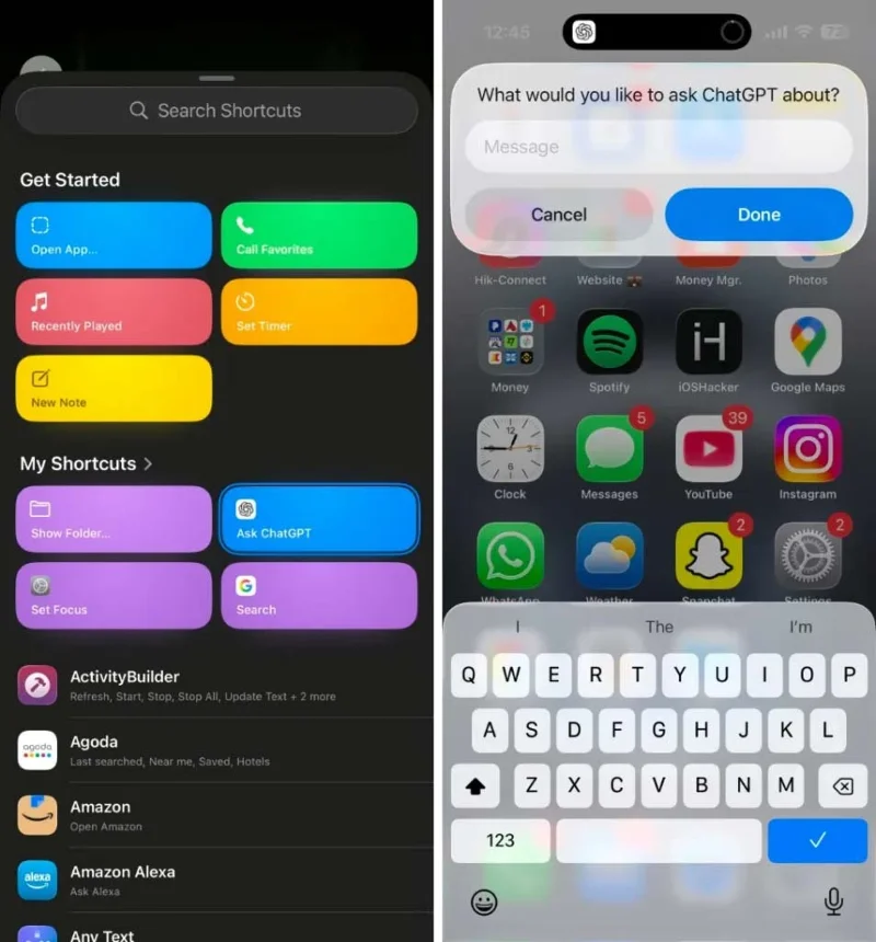 Cómo abrir ChatGPT con el botón de acción en iPhone