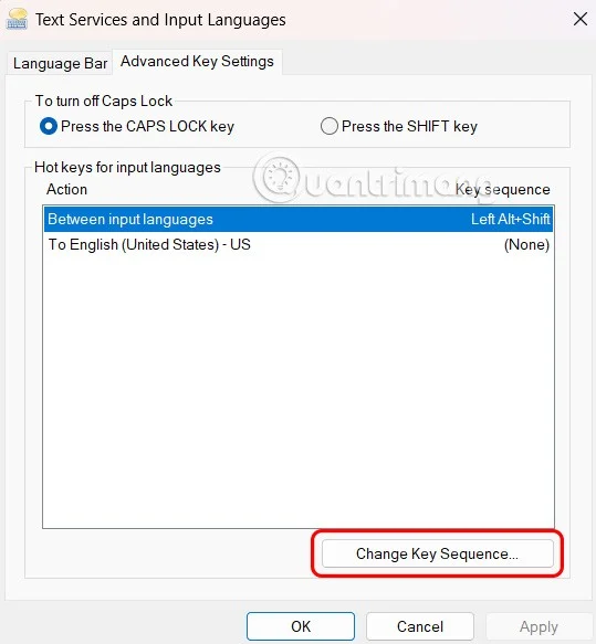 Cómo cambiar los atajos de idioma predeterminados en Windows 11