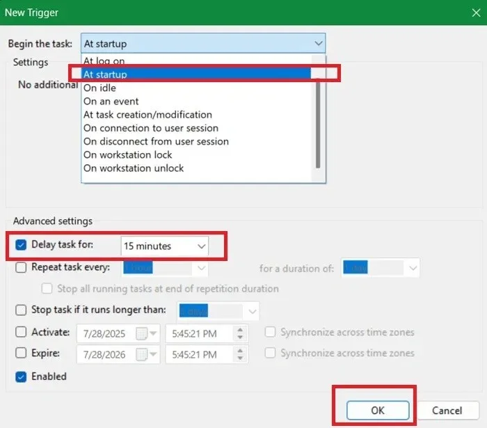 Cum să pornești activitățile programate cu întârziere pe Windows