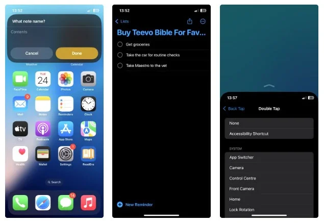 Cómo configurar el gesto de toque trasero en iPhone