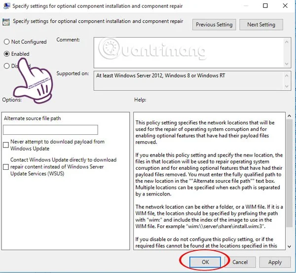 Solucionar el error de no poder instalar .NET Framework 3.5 en Windows