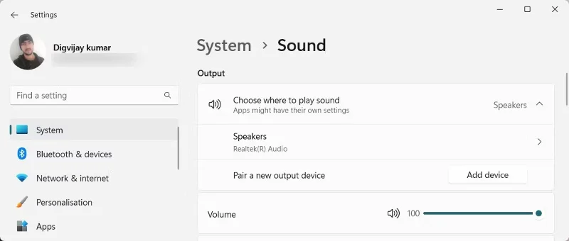 5 formas de abrir la configuración de sonido en una PC con Windows