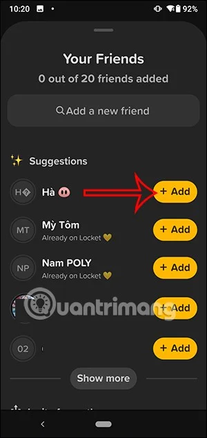 Cómo usar el widget Locket para Android