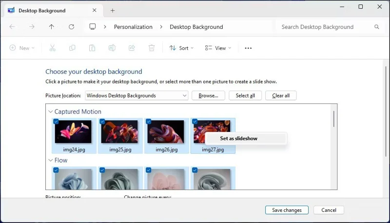 Cum se setează imagini de fundal diferite pe fiecare monitor în Windows 10/11