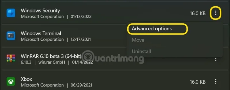 Fix error of not being able to open Windows Security on Windows 11