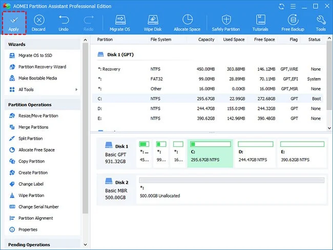 Cómo transferir espacio libre de una partición a otra en Windows 10