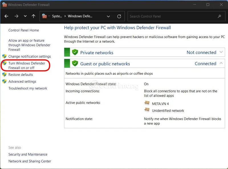 3 ways to turn off Windows 11 firewall