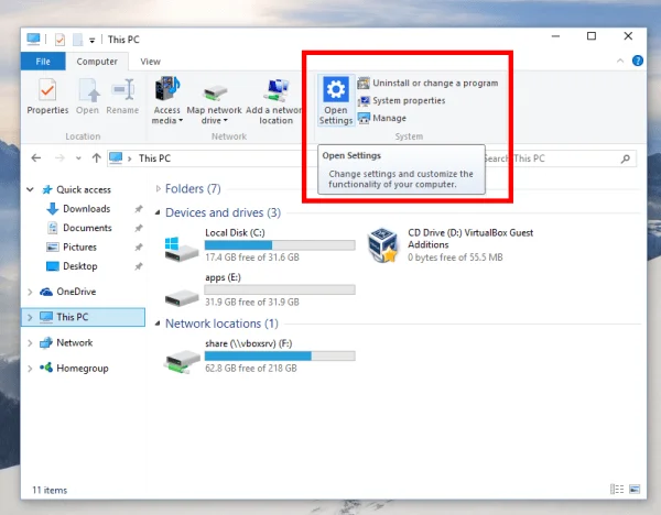 12 sposobów na szybki dostęp do Ustawień w systemie Windows 10