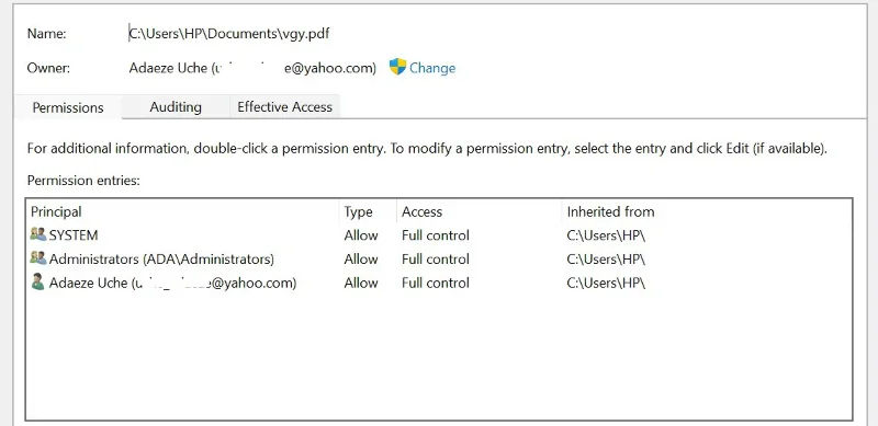 Instrucciones para corregir el error de acceso denegado al acceder a archivos o carpetas en Windows