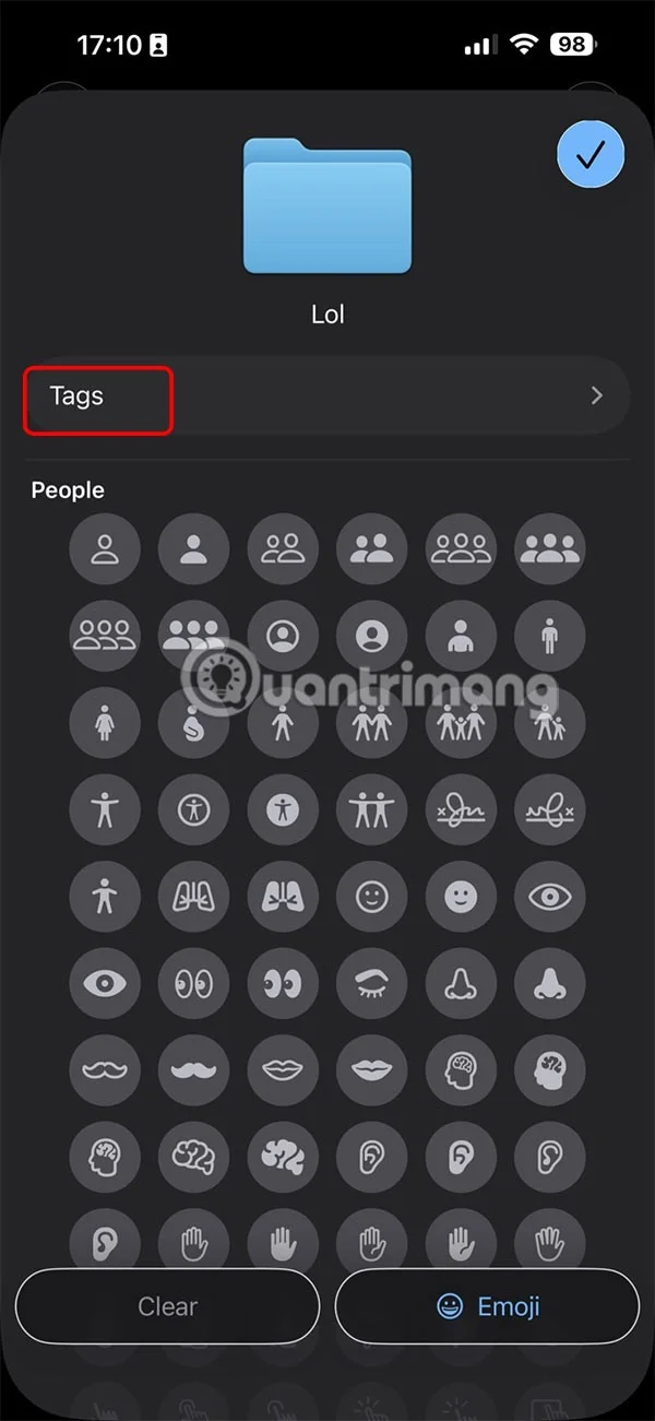 Cómo cambiar el color de una carpeta en la aplicación Archivos de iPhone