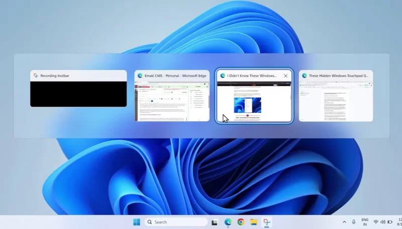 8 gestos ocultos del panel táctil de Windows que hacen que tu flujo de trabajo sea increíblemente rápido