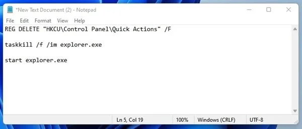 Cómo editar y restablecer el Centro de actividades de Windows 11