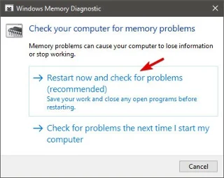 Instructions to fix System Service Exception error on Windows