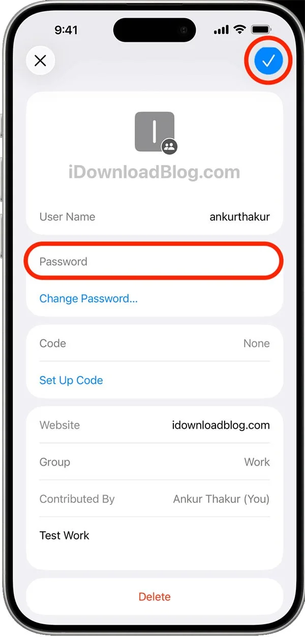 Instrucciones para ver contraseñas de cuentas antiguas guardadas en el iPhone