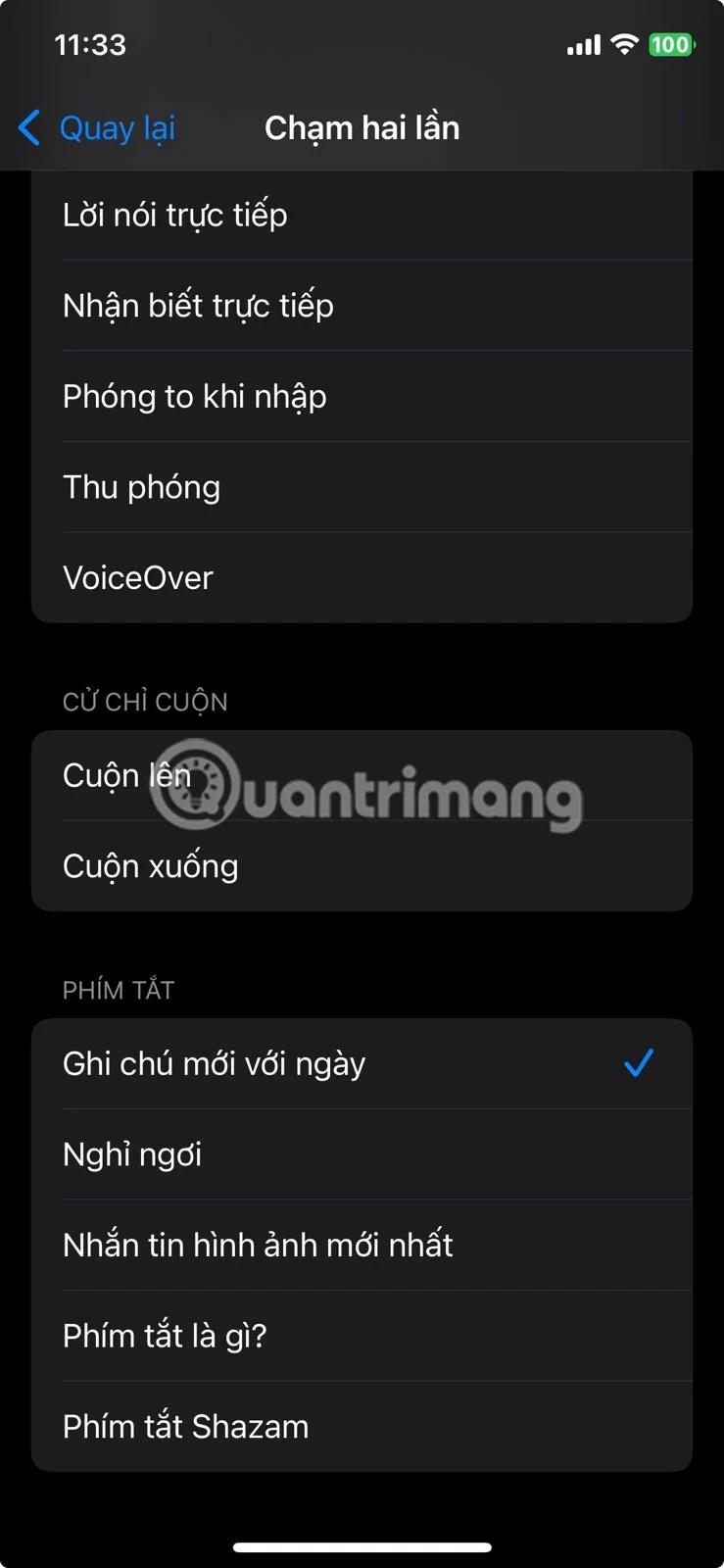 Cómo configurar el gesto de toque trasero en iPhone