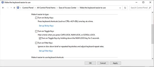 Reparar teclas de función que no funcionan en Windows 10