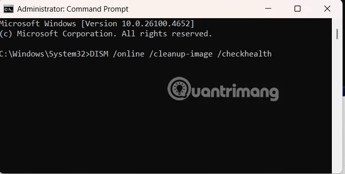 Instructions for using DISM to fix Windows 11 errors